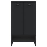 Shoe Cabinet VIKEN Black Engineered Wood 374924