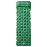 Inflating Camping Mattress with Pillow 1-Person Green 4007111