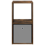Bedside Table with Drawer 2 pcs Smoked Oak 35 x 32 x 68.5 cm 8000637