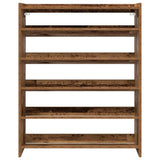 Shoe Rack Old Wood 80x25x100 cm Engineered Wood 859903
