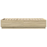 Bed Frame without Mattress Sonoma Oak 90x200 cm 3209725
