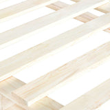 Bed Frame without Mattress with Headboard 90x200 cm Solid Wood 3281550