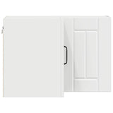 Wall Corner Cabinet LUCCA White 57 x 57 x 40 cm Engineered Wood 884955