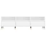 TV Cabinet White 150x30x44.5 cm Engineered Wood 831260