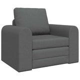 Folding Sofa Bed Dark Grey 98 x 71 x 83 cm Fabric 42030501