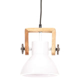 Industrial Hanging Lamp 25 W White Round 19 cm E27 320540