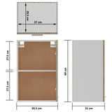 Hanging Cabinet Sonoma oak Engineered wood Medium Cabinet 801255