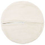Cushion Cover 6 pcs HEERLEN Cream 60 cm Corduroy 922922