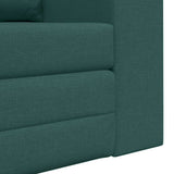 Sofa Bed Dark green 148 x 71 x 83 cm Fabric 4106677
