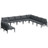 Garden Sofa Set Anthracite Steel 3378998