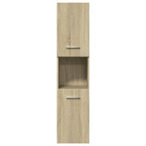 3 Piece Bathroom Furniture Set Sonoma Oak Engineered Wood 3324992