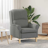 Armchair Dark grey 76 x 94 x 102 cm Microfibre 42009872