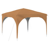 Pop-up Party Tent 290 x 290 x 245 cm Beige 42019848