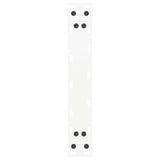 Coffee Table Legs U-Shaped 2 pcs White 38x cm Steel 4013153