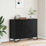 Sideboard with Drawer Black Oak 97 x 32.5 x 74.5 cm 868778