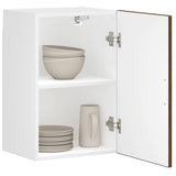 Kitchen Wall Cabinet Porto Brown Oak Engineered Wood 854034