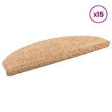 Self-adhesive Stair Mats 15 pcs Gold 80 x 24.5 x 3.5 cm 42038660