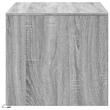ZNTS Coffee Table with LED Lights Grey Sonoma Engineered Wood 851996