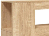 LED Headboard Sonoma Oak 140x18,5x103,5 cm Engineered Wood 837346