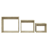 Nesting Tables 3 pcs Sonoma Oak Engineered Wood 808579