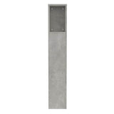 Headboard Cabinet Concrete grey Engineered wood Medium 811911