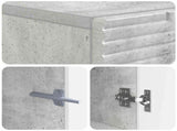 TV Cabinet Concrete Grey Engineered Wood 896898