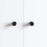Cabinet Knobs 968 pcs Black Iron 864745