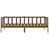 Day Bed without Mattress Honey Brown Solid Wood Pine 90x200cm 806943