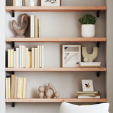 Wall Shelf 80x20x4 cm Untreated Solid Wood Oak 363540