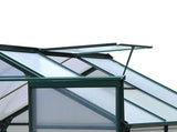 6 x 6ft Polycarbonate Greenhouse, Large Walk-In Green House with Slide Door and Window, Garden T3398P314191