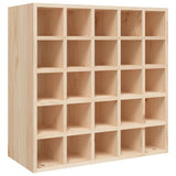 Wine Cabinet 56x25x56 cm Solid Wood Pine 821537