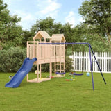 ZNTS Outdoor Playset Solid Wood Pine 3190435