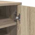 Shoe Cabinet Sonoma Oak 32x35x92 cm Engineered Wood 808975