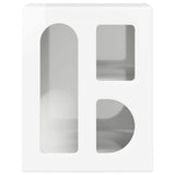 Bedside Table 2 pcs High Gloss White 40 x 35 x 50 cm 891253