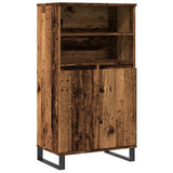 Highboard Old Wood 60x36x110 cm Engineered Wood 857460