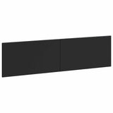 Wall-Mounted Headboard BREDA Black Engineered Wood 897586