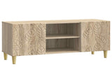 TV Cabinet 102 x 34.5 x 50 cm Sonoma Oak Engineered Wood 895157