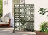 Privacy Screen Olive 100 x 50 x 180 cm Steel 868573