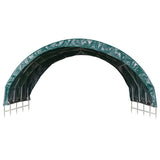 Livestock Tent PVC 3,7x3,7 m Green 3056433