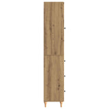 Cabinet Set 2 pcs 33 x 34.5 x 90 cm Engineered Wood 3416474