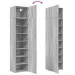 Slim Storage Cabinet Grey Sonoma 50x42.5x225 cm Engineered Wood 3281306