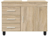 Bathroom Vanity Unit Sonoma Oak 60 x 35 x 60 cm Engineered Wood 889377