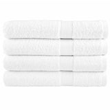 Premium Sauna Towels "SOLUND" 4 pcs White 80x200 cm 600 gsm 137137