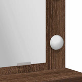 Dressing Table Brown Oak 79 x 41 x 135 cm Engineered Wood 865088