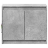 Sideboard with LED Concrete Grey 72x34x61 cm Engineered Wood 852176