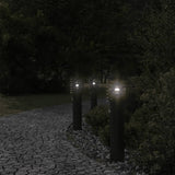 Outdoor Floor Lamp with Sensor Black 60 cm Stainless Steel 4006369