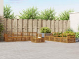 Sofa Sets 9 pcs Natural Solid Acacia Wood 3374559