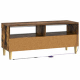 LED TV Cabinet Smoked Oak Engineered Wood 896770
