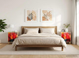 Bedside Cabinet HEESCH 2 pcs Sonoma Oak 36 x 33 x 60 cm 8007288