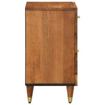 ZNTS Bedside Cabinet 50x33x60 cm Solid Wood Mango 358292